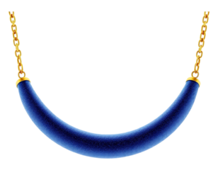 Blue Swing with Golden Chains