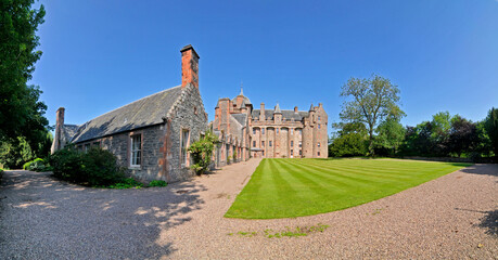 Thirlestane Castle medieval  residence of Earls of Lauderdale in Scotland