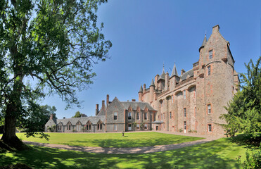Thirlestane Castle medieval  residence of Earls of Lauderdale in Scotland