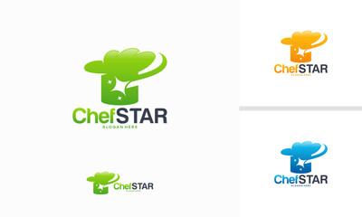 Food Star logo designs concept, Elite Restaurant logo template vector