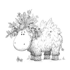 The indricotherium, a prehistoric mammal from the Oligocene epoch, has become a funny and isolated character in modern times, despite being an extinct animal