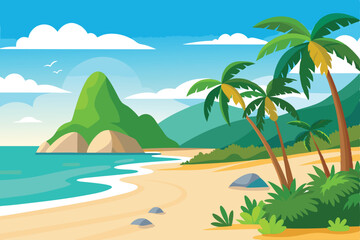 Beach landscape