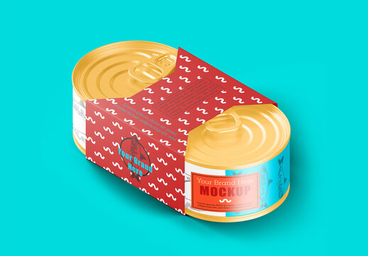 Cans Packaging Mockup