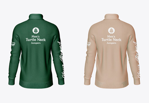 Men's Turtleneck mockup