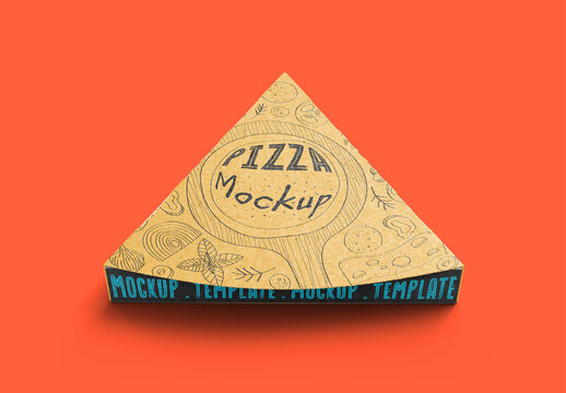 Pizza Slice Box mockup