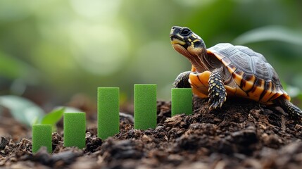 Turtle climbing growth charts