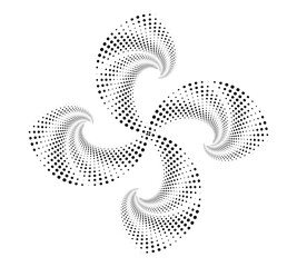 golden ration fibonacci pattern for logo icon background web graphic tattoo. vector illustration.