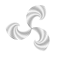 golden ration fibonacci pattern for logo icon background web graphic tattoo. vector illustration.