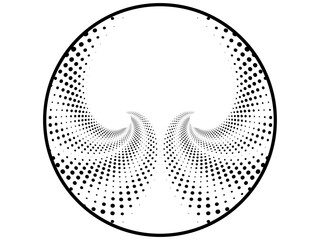 golden ration fibonacci pattern for logo icon background web graphic tattoo. vector illustration.