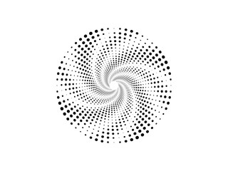 golden ration fibonacci pattern for logo icon background web graphic tattoo. vector illustration.