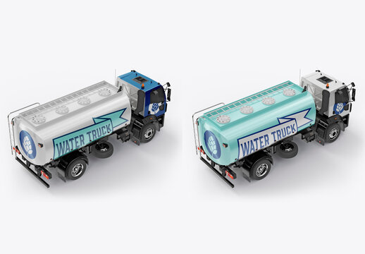Water Truck Mockup