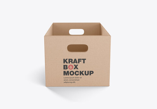 Cardboard Box Mockup