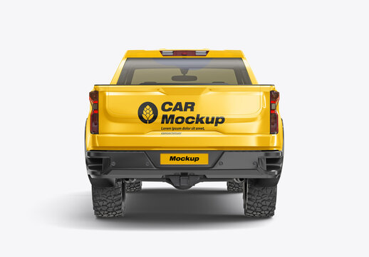 Pickup Truck Mockup