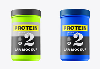Protein Jar mockup
