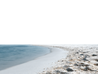 footprints on the beach