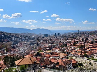 Scenic View of Urban Landscape of Sarajevo