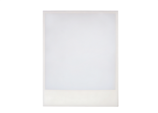  polaroid without photos isolated on white background PNG