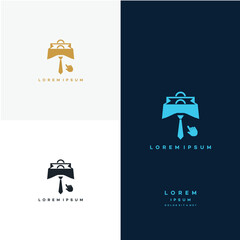 Online Fashion Sale logo designs concept, Suit Sale logo template vector illustration