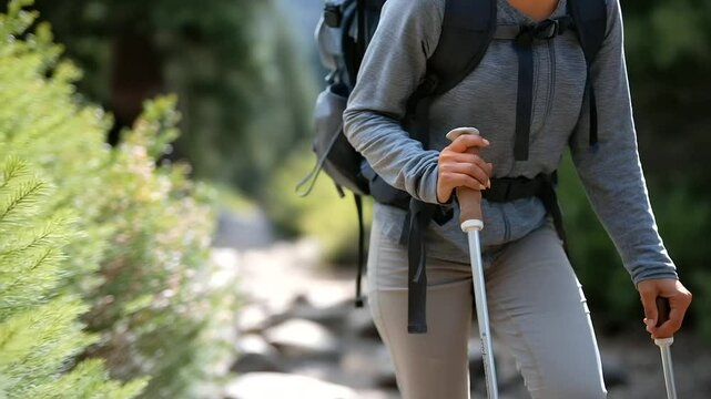 Hiker with Sprained Ankle Needs Help on Nature Trail