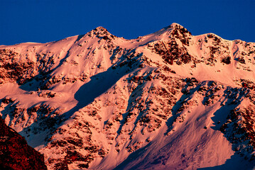 Naklejka premium Coucher de soleil sur les dents de Bédina