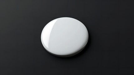 white circle under text mockup on black textured background