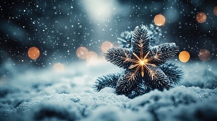 Christmas dark blue abstract background. HD 8k wallpaper photographic image