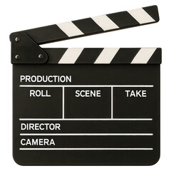 Classic Movie Clapperboard Film Production Scene Take Roll Director Camera