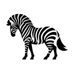 Obraz premium zebra silhouette 