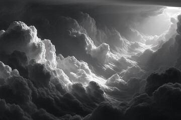 Grey cloud light gradient bright light texture background