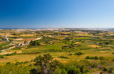 Beautiful landsape, aerial panoramic view