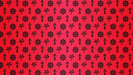 Vector seamless Ayurveda pattern 