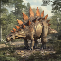 Fototapeta premium stegosaurus, ancient animal, illustration, background, creature, ancient, dinosaur, animal, isolated, jurassic, dino, big, gigantic, prehistoric