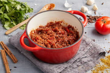 Indische Tomatenwürzpaste
