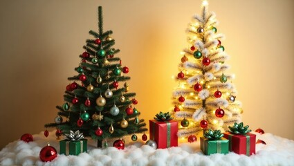 christmas tree with gifts