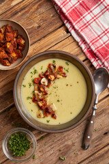 Kartoffel-Lauchsuppe