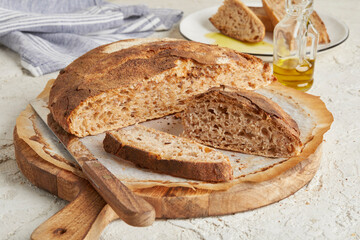 Dinkel Brot Gekeimt