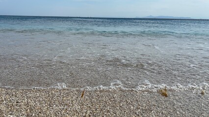 beach in the morning