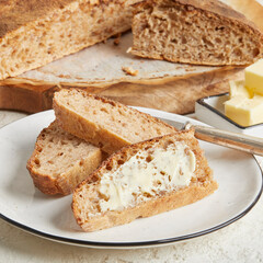 Dinkel Brot Gekeimt