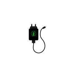 Illustration Fast Charging or Quick Charge Adapter for Mobile Devices