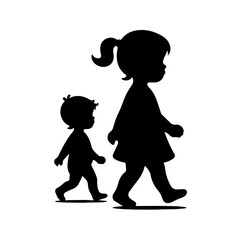 child silhouette
