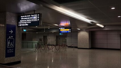 Signages and Wayfinding at Singapore Subway Metro Stations | May 2025