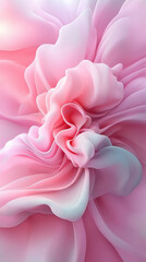 Soft pink flower petals close-up