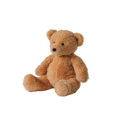 A soft, plush teddy bear with an adorable expression, perfect for children's rooms or as a comforting gift. Its gentle colors and cuddly texture make it a beloved companion.