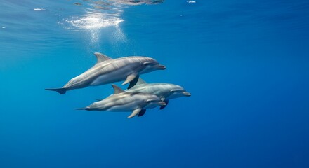 Obraz premium dolphin in the sea