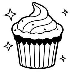 Enchanted Muffin Vector Art