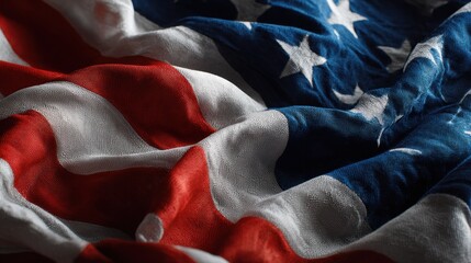 The American Flag Stars and Stripes Patriotic Symbol Fabric Background