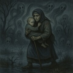 Slavic Spirits of the Dark Swamp