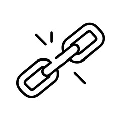 Chain Link Icon Symbolizing Connection
