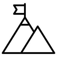 Mision icon in vector illustration
