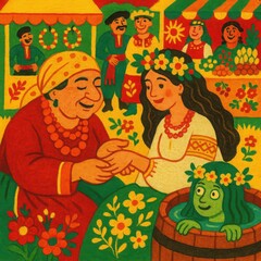 Sunflower Crowns at Kupala Night